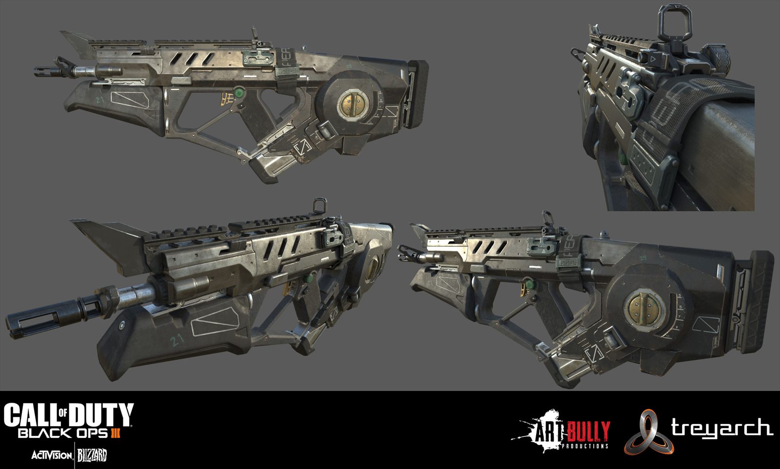 Call of Duty Black Ops III long-range SMG