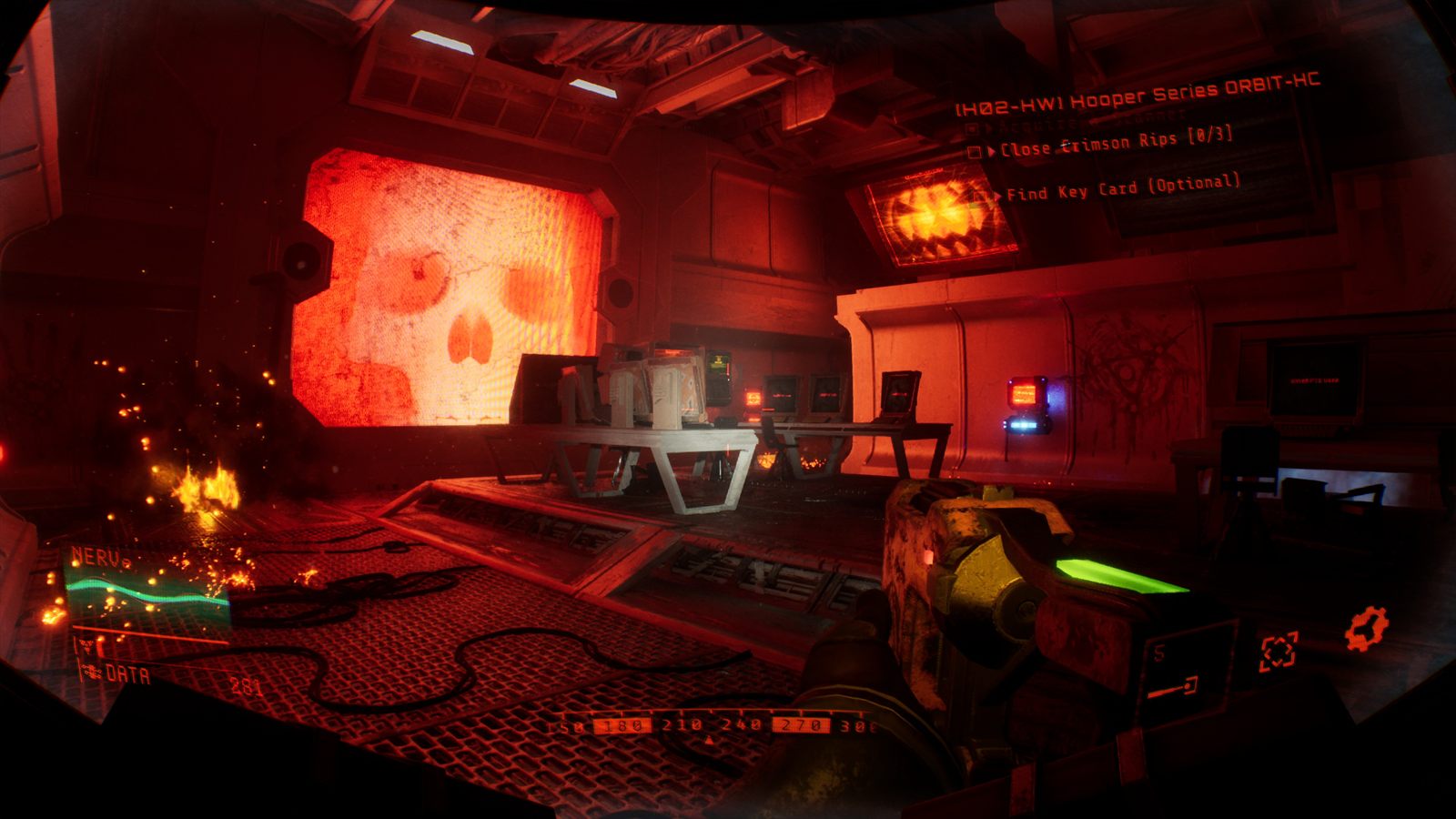 INFESTSTATION first-person gameplay with a flame unit