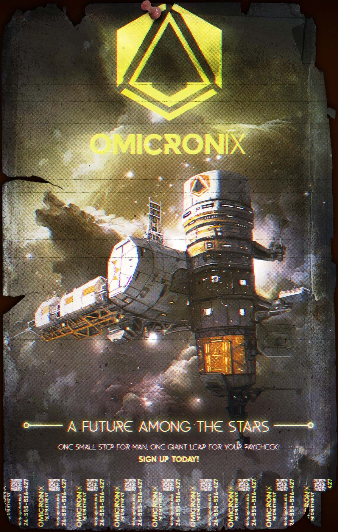 Omicronix recruitment poster